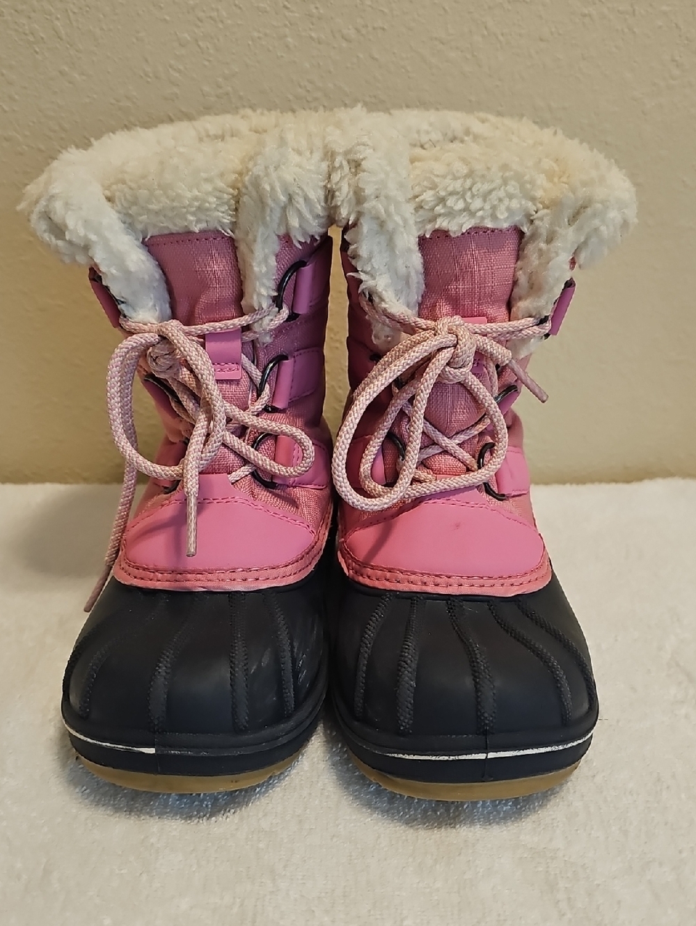 Cat And Jack Thermolite EcoMade Insulated Lining - Cream Sherpa Interior